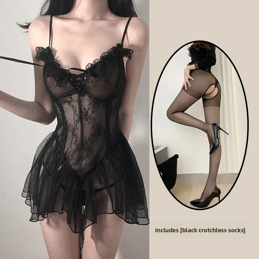 Sexy Lingerie Set with Mesh and Lace