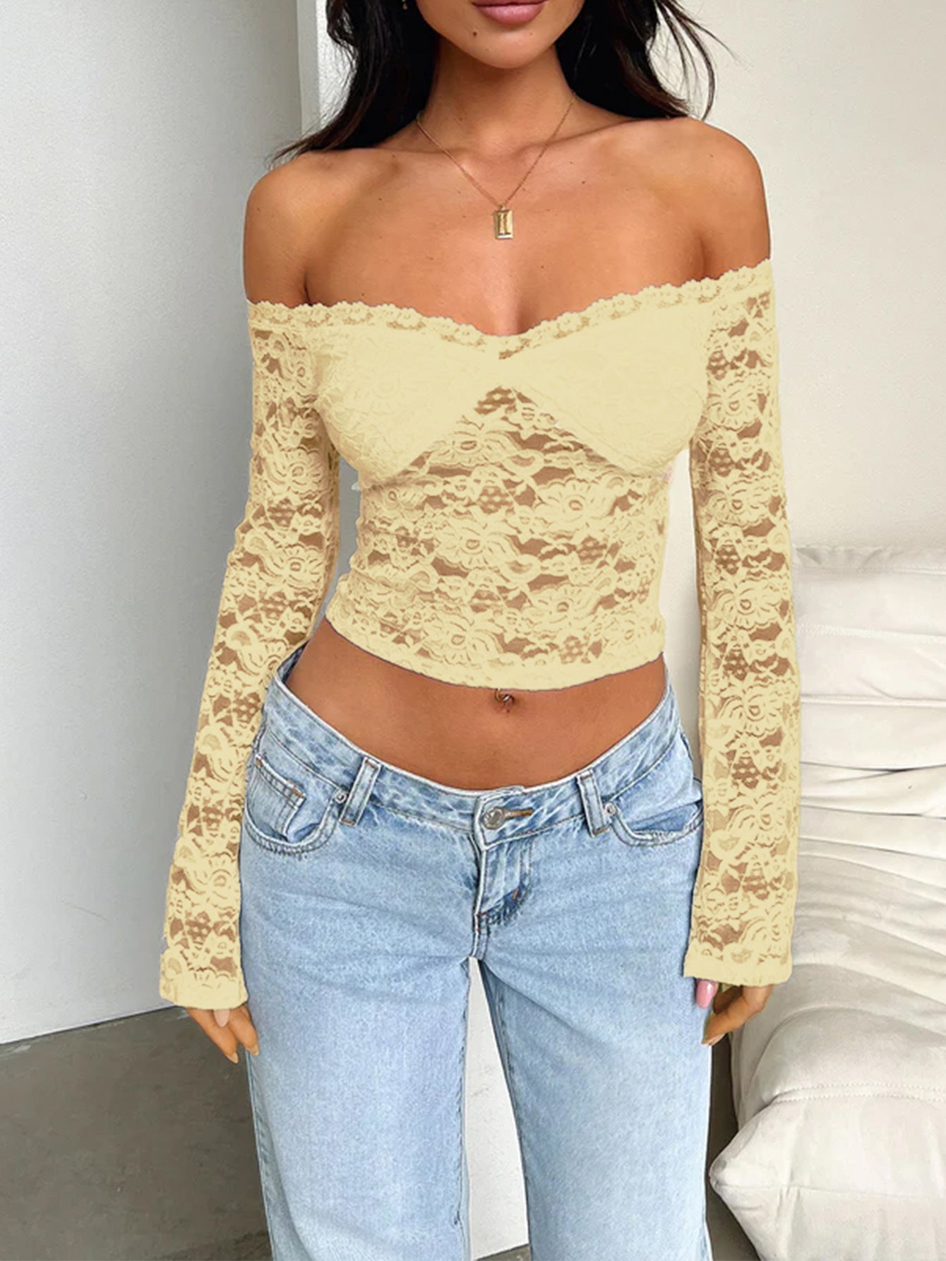 Sexy long-sleeve T-shirt