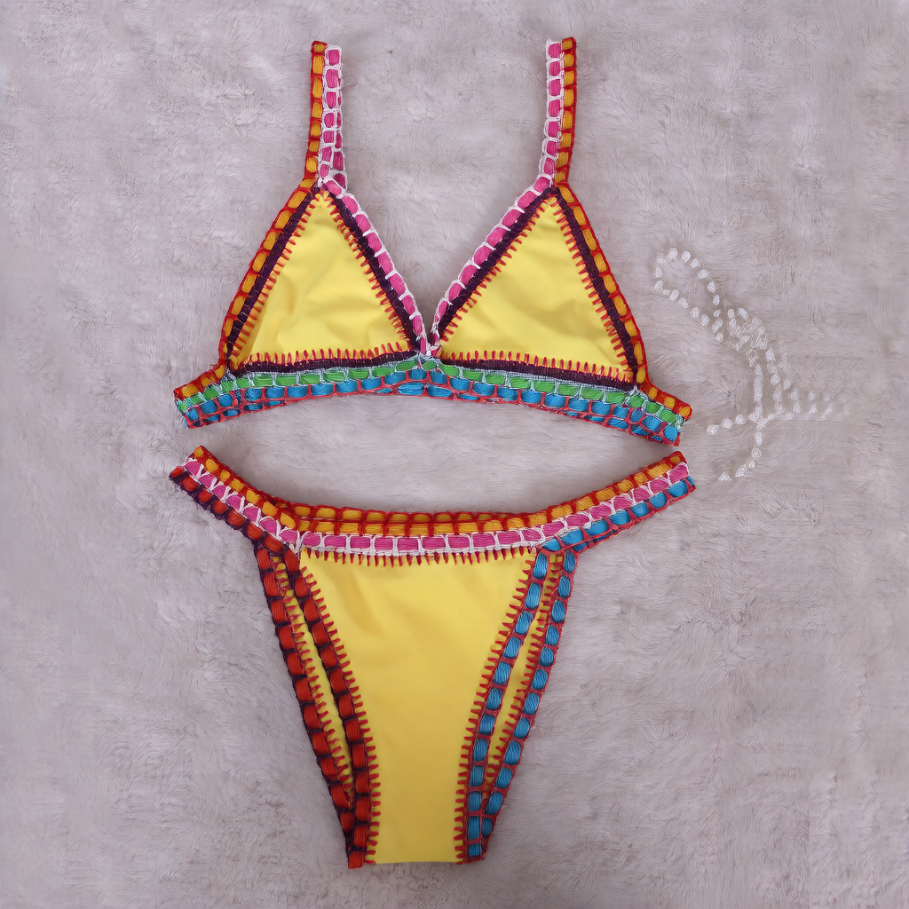 Women's Hand-Knitted Bikini Swimwear