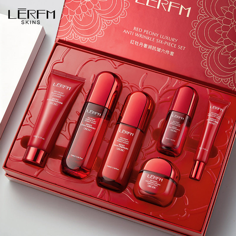 Red Peony Anti-Wrinkle Hydrating Skincare Set