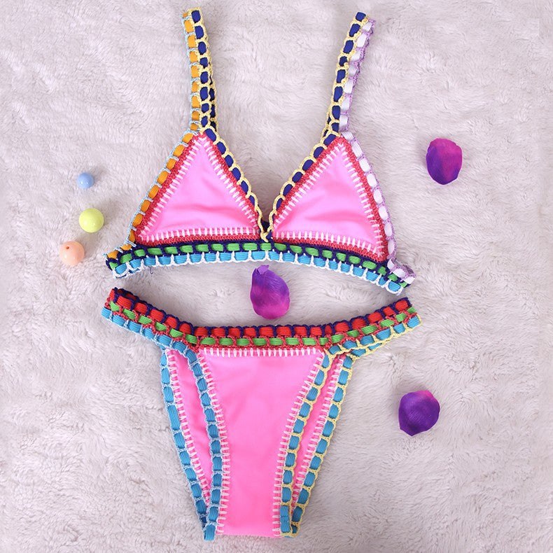 Women's Hand-Knitted Bikini Swimwear