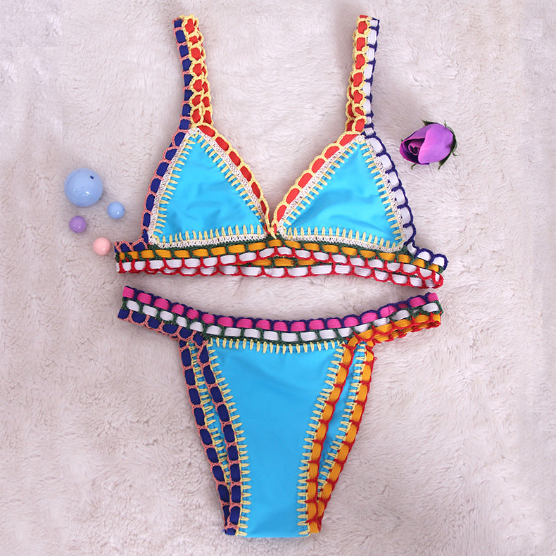 Women's Hand-Knitted Bikini Swimwear