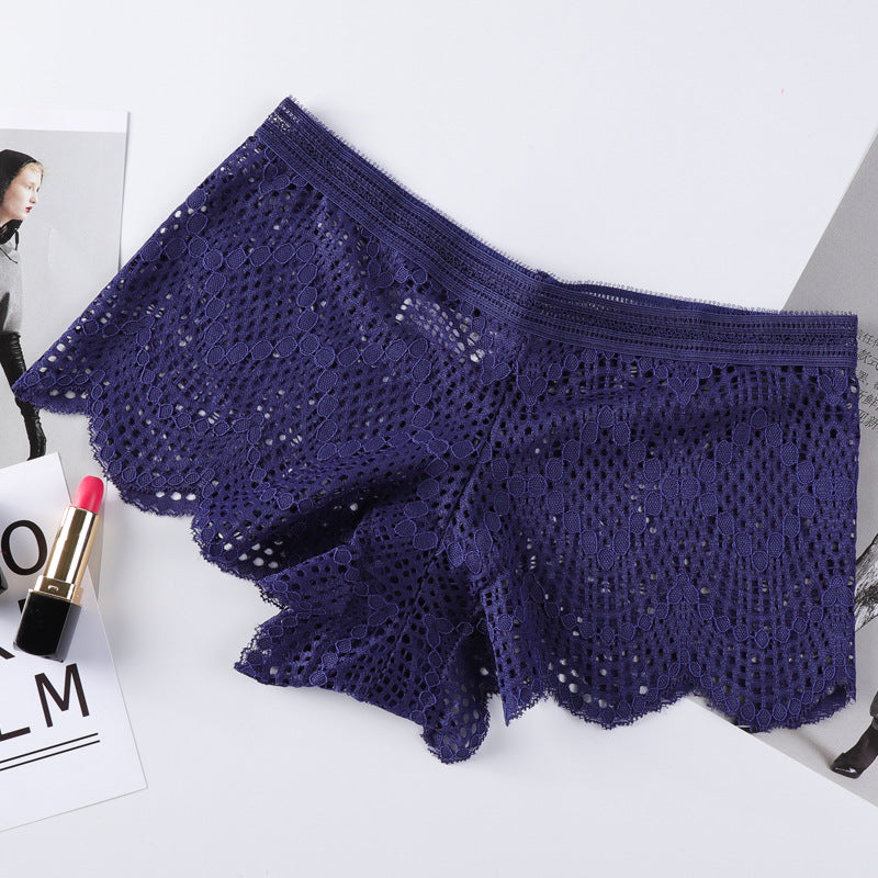 French Style Lace Women's Mid-Waist Panties