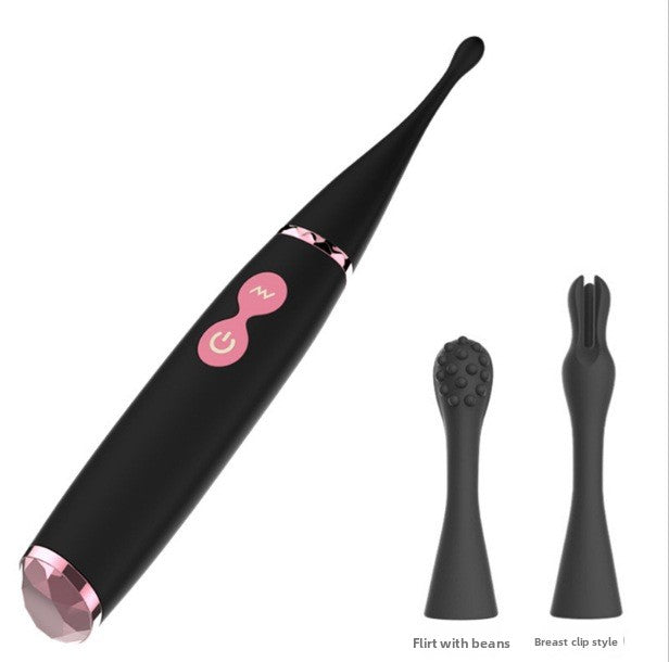 Female vibrating dildo self-stimulator