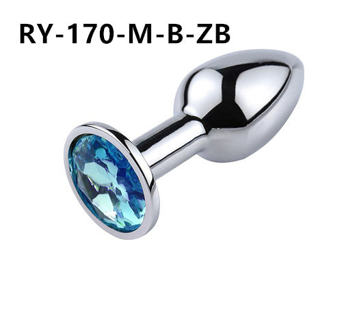 Adult erotic metal anal plugs