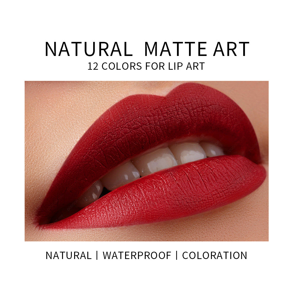 Matte satin moisturizing lip pencil