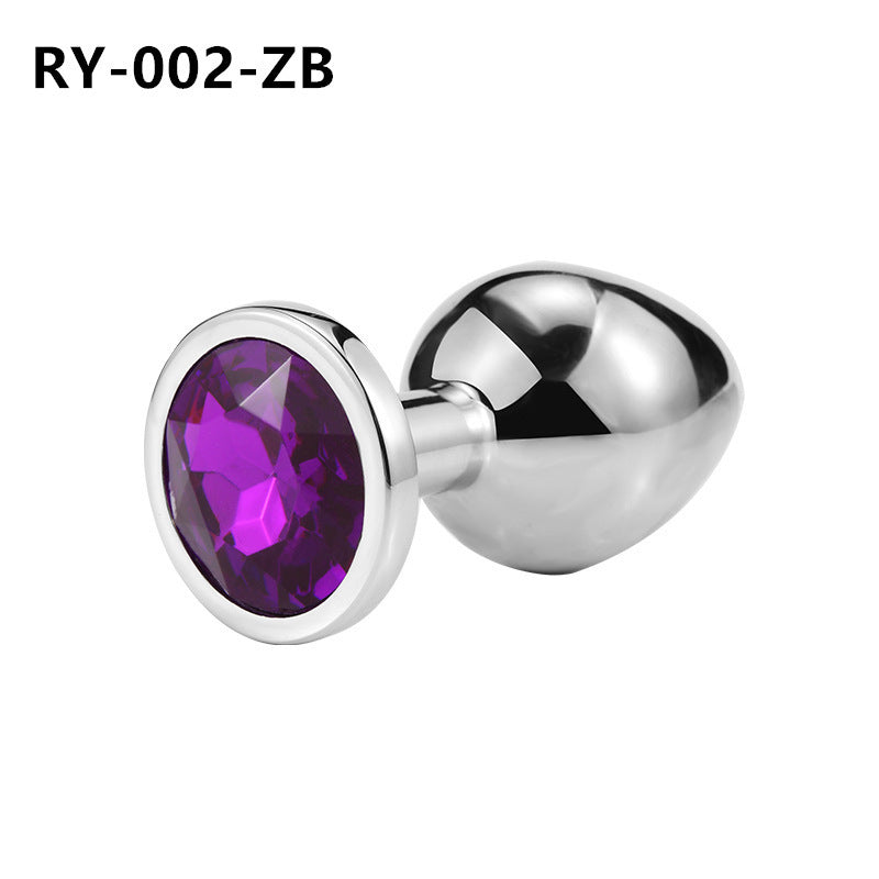 Adult erotic metal anal plugs