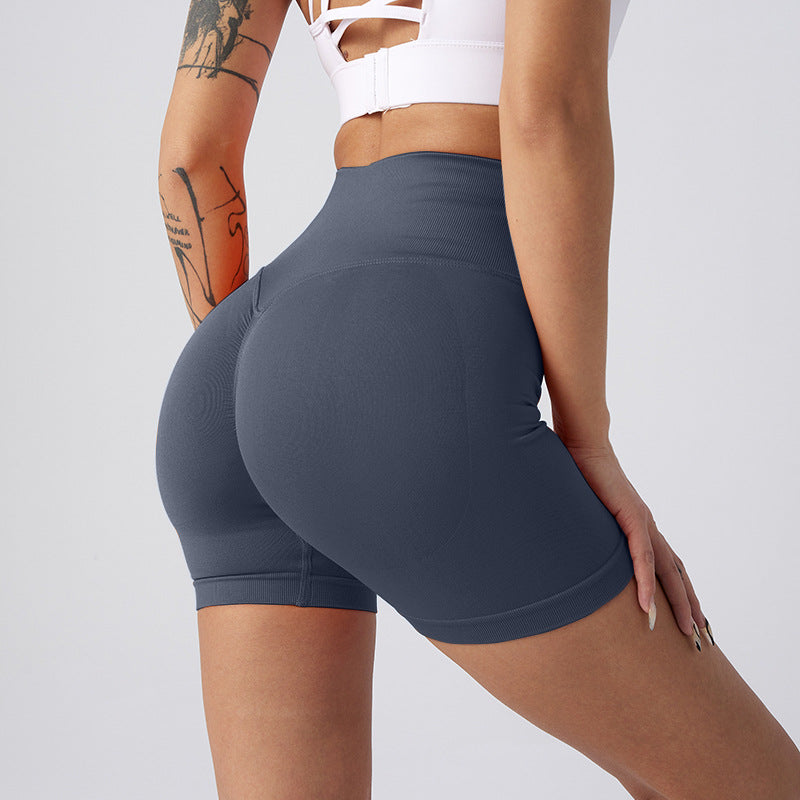High-Waisted Yoga Shorts Breathable Sports Leggings