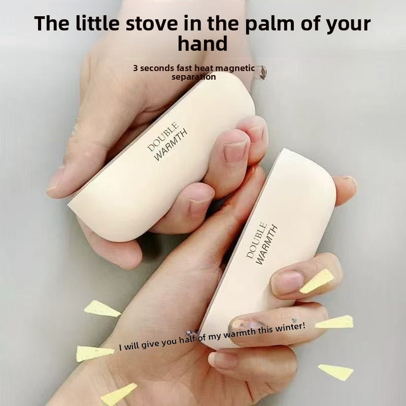 Magnetic warm hand holder