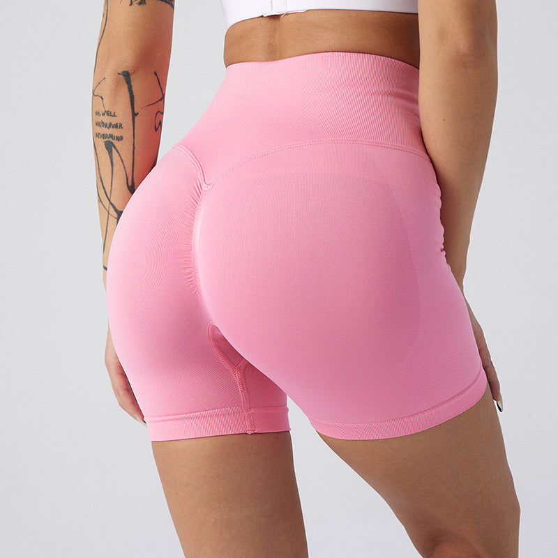 High-Waisted Yoga Shorts Breathable Sports Leggings
