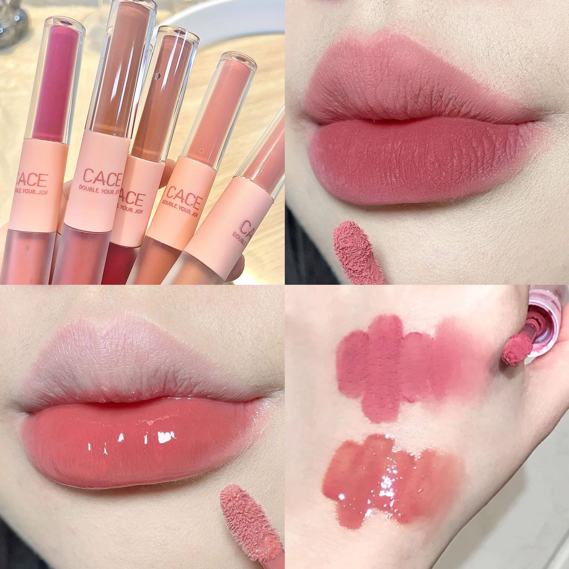 Double-headed lip gloss