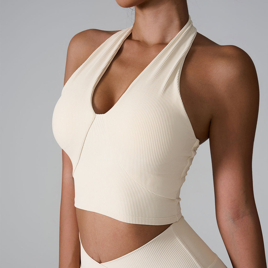 Underwear with neck strap yoga tank top