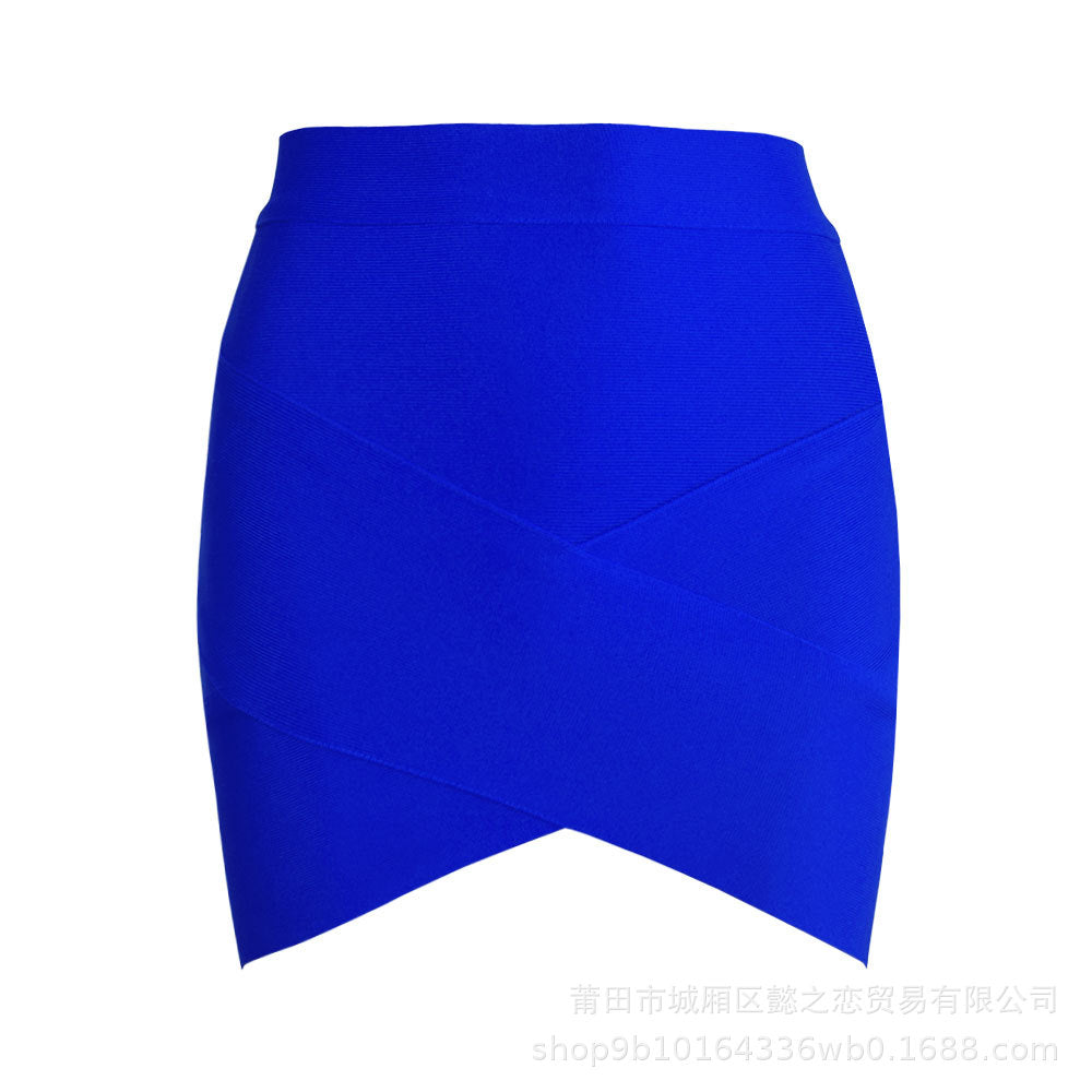High Waist Bandage Mini Skirt