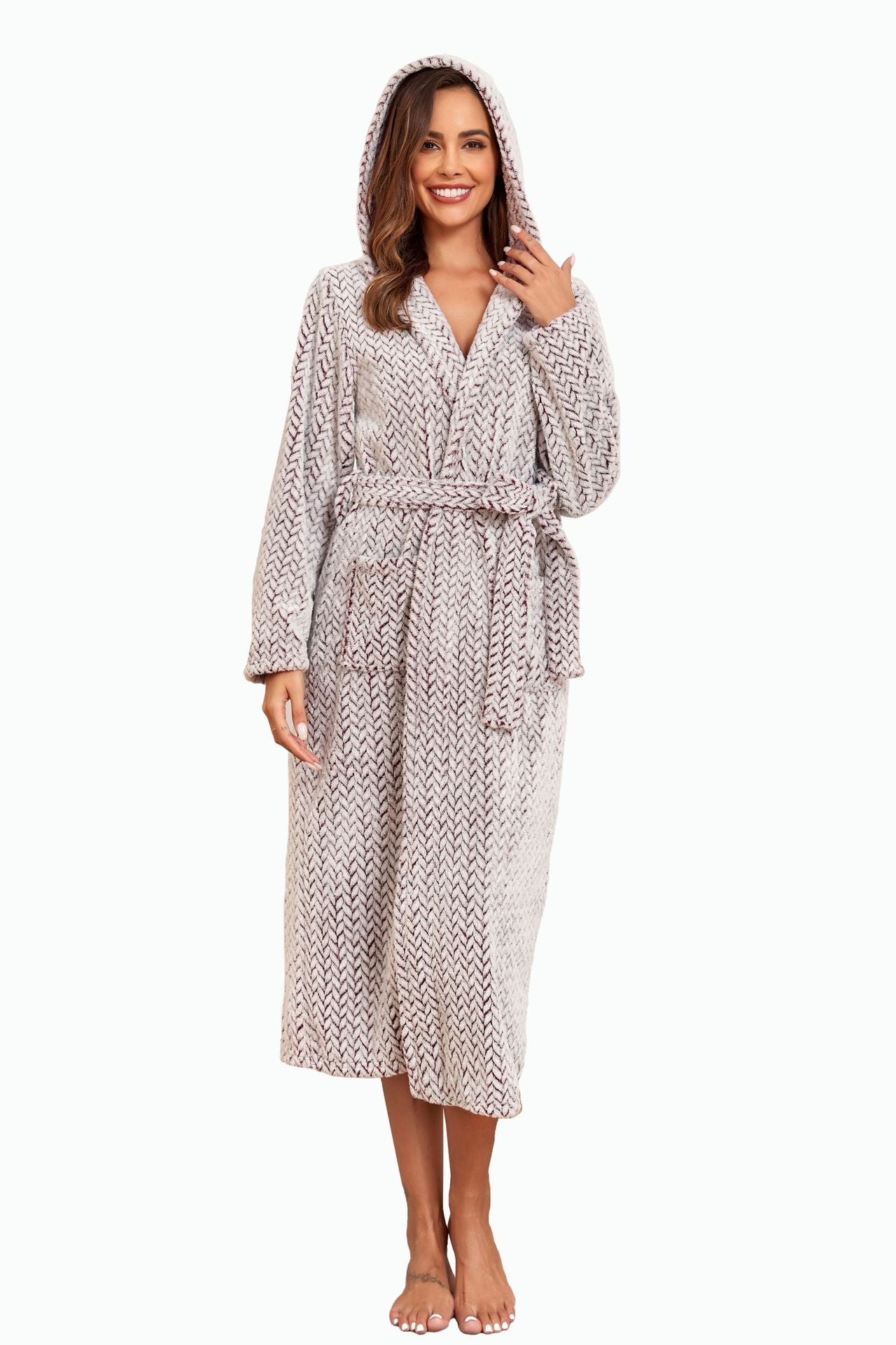 Womens Flannel Robe