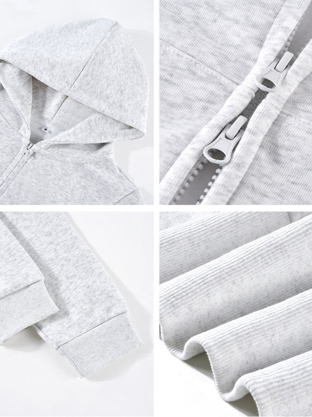 White Gray Casual Sports Suit