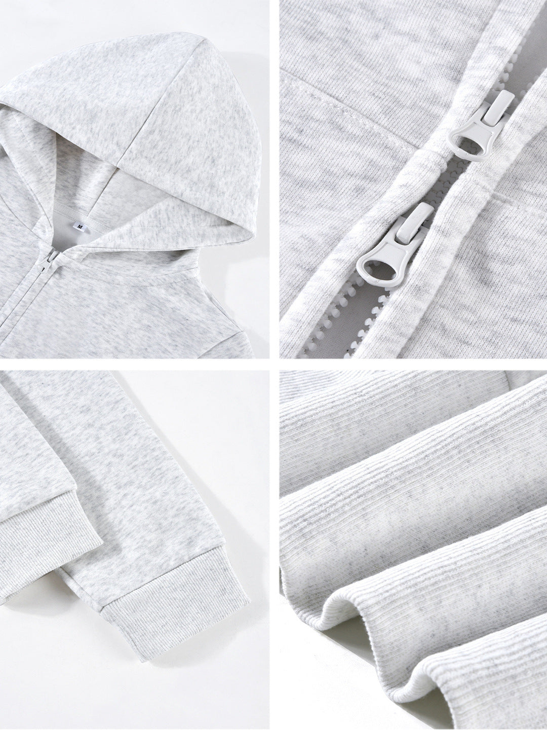 White Gray Casual Sports Suit