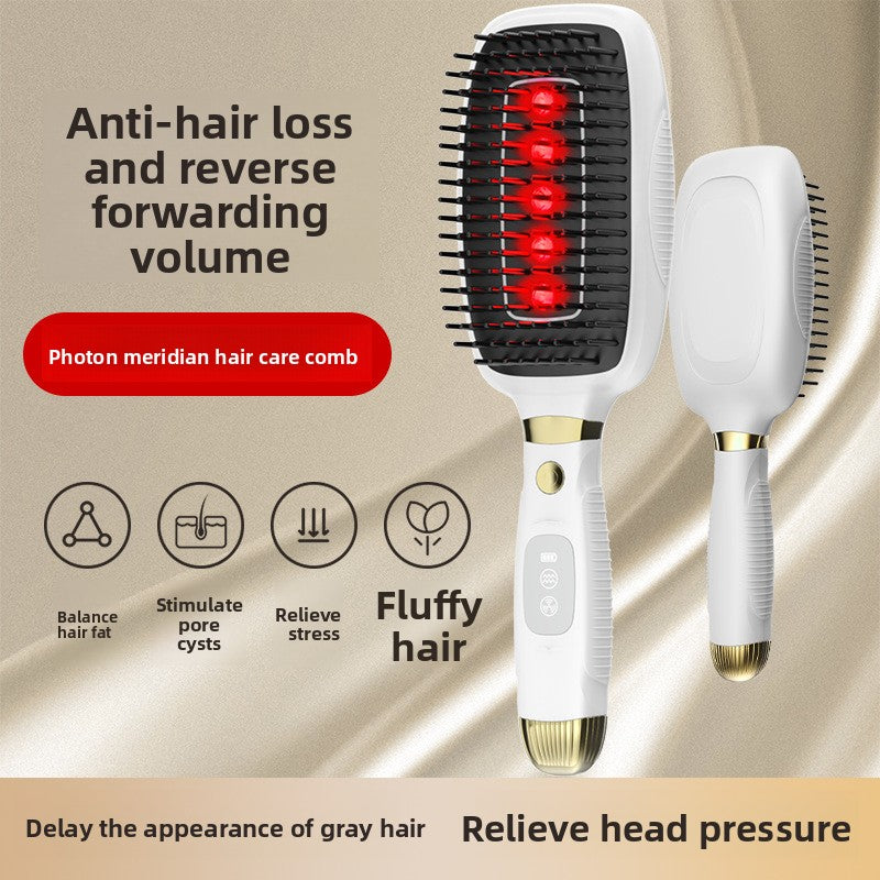 Red Light Microcurrent Hair Massage Comb