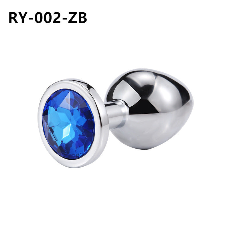 Adult erotic metal anal plugs
