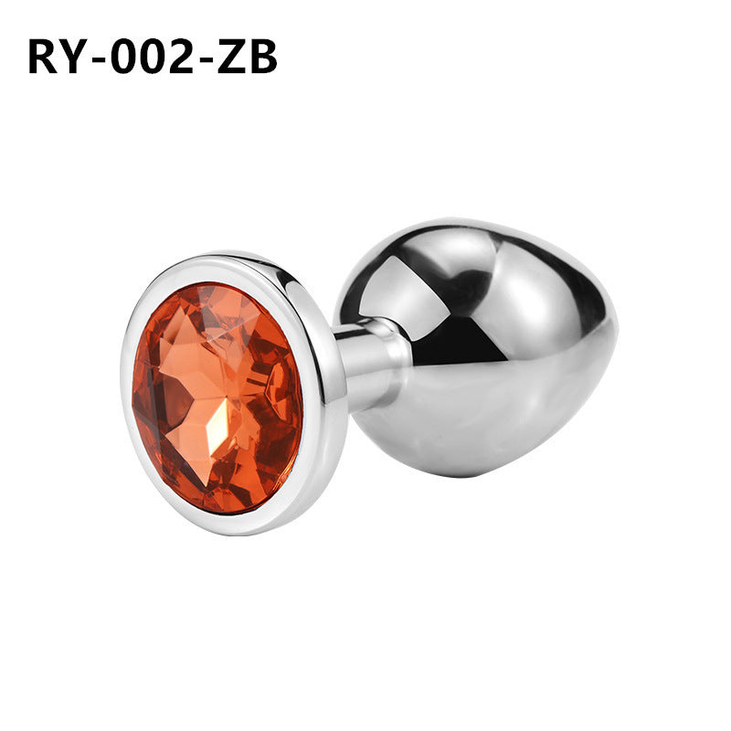 Adult erotic metal anal plugs