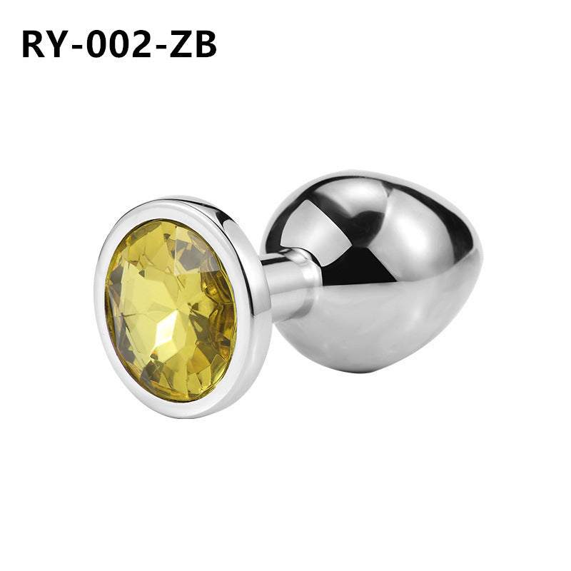 Adult erotic metal anal plugs