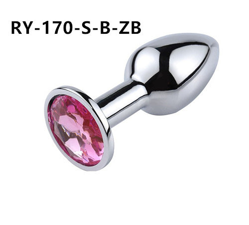 Adult erotic metal anal plugs
