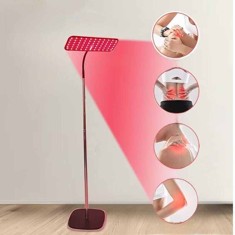 Red light therapy lamp