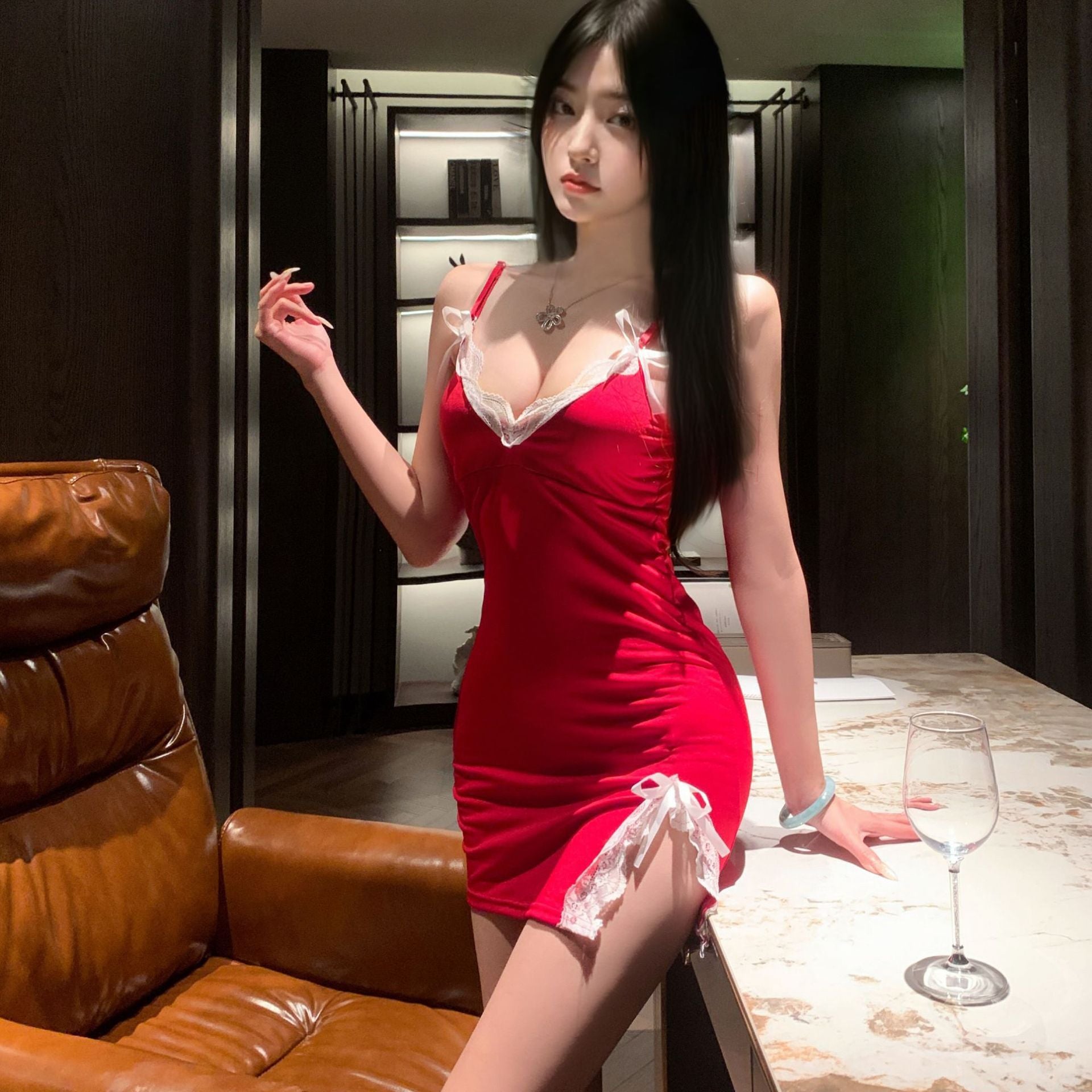 Bralette nightgown for women