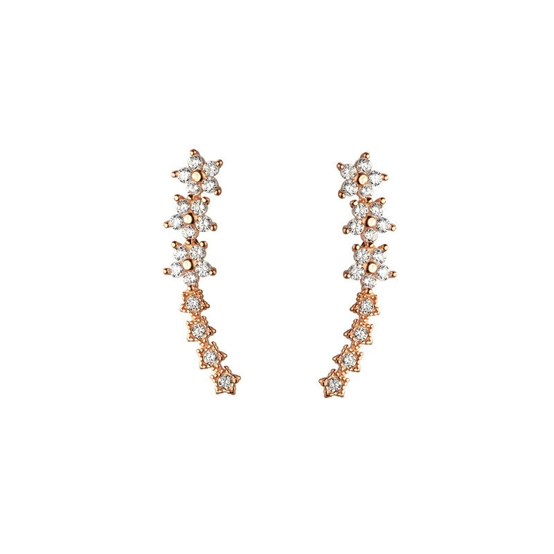 Rhinestone earrings