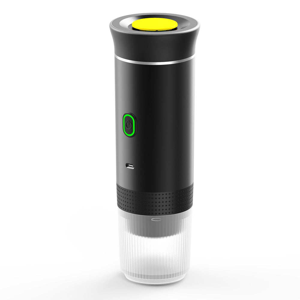 Portable capsule coffee machine