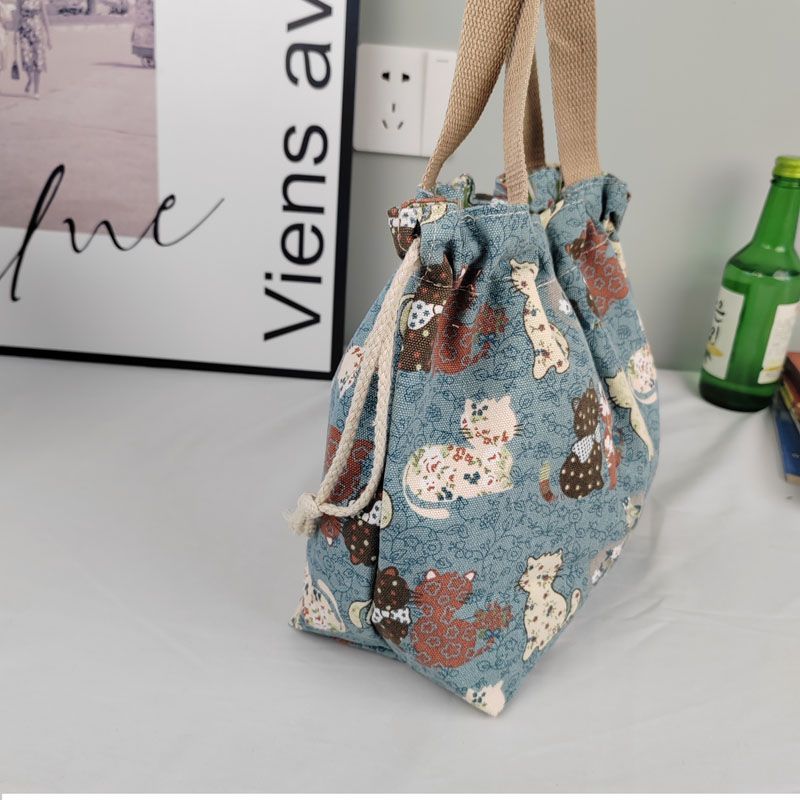 Canvas Tote Bag Large Capacity Fashion Printed Shoulder Handbag