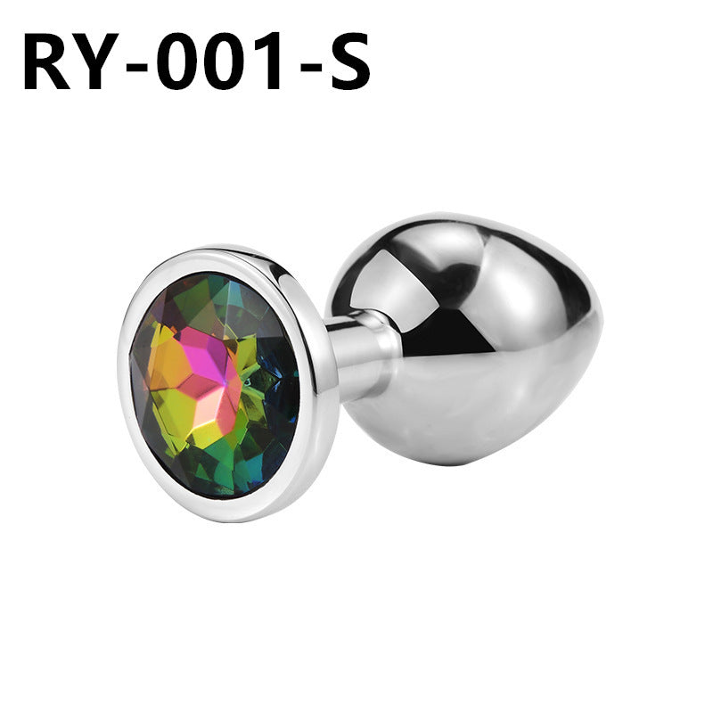 Adult erotic metal anal plugs