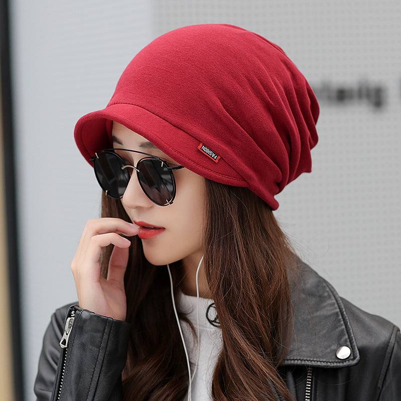 Casual Women's Pullover Hat with Short Brim