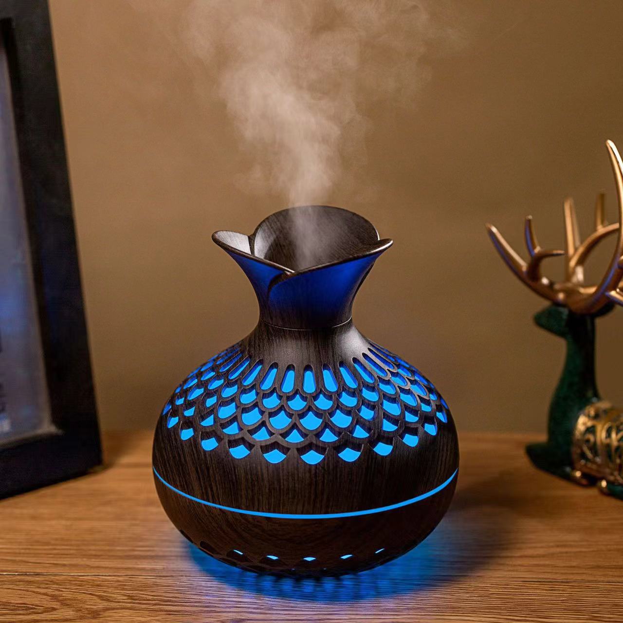 USB Home Wood Grain Humidifier