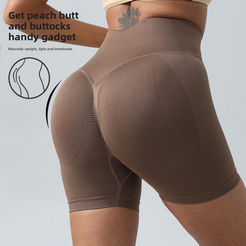 High-Waisted Yoga Shorts Breathable Sports Leggings