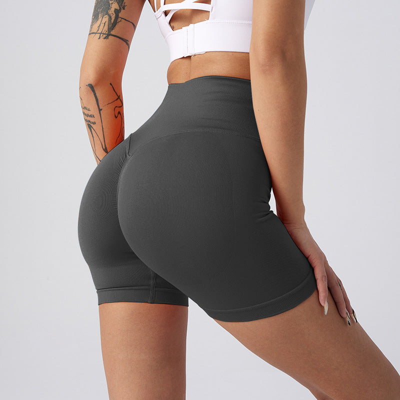 High-Waisted Yoga Shorts Breathable Sports Leggings