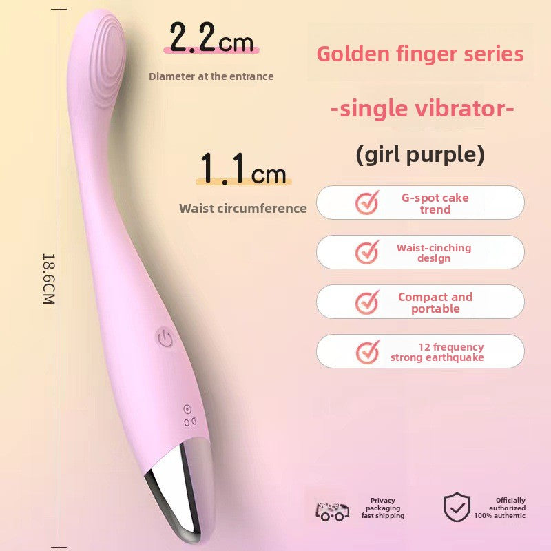 Female heated massage vibrating stick