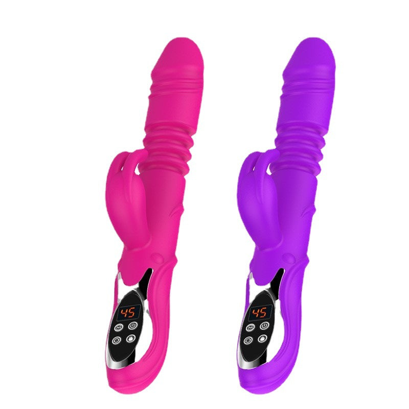 Heated and expandable rabbit vibration rod