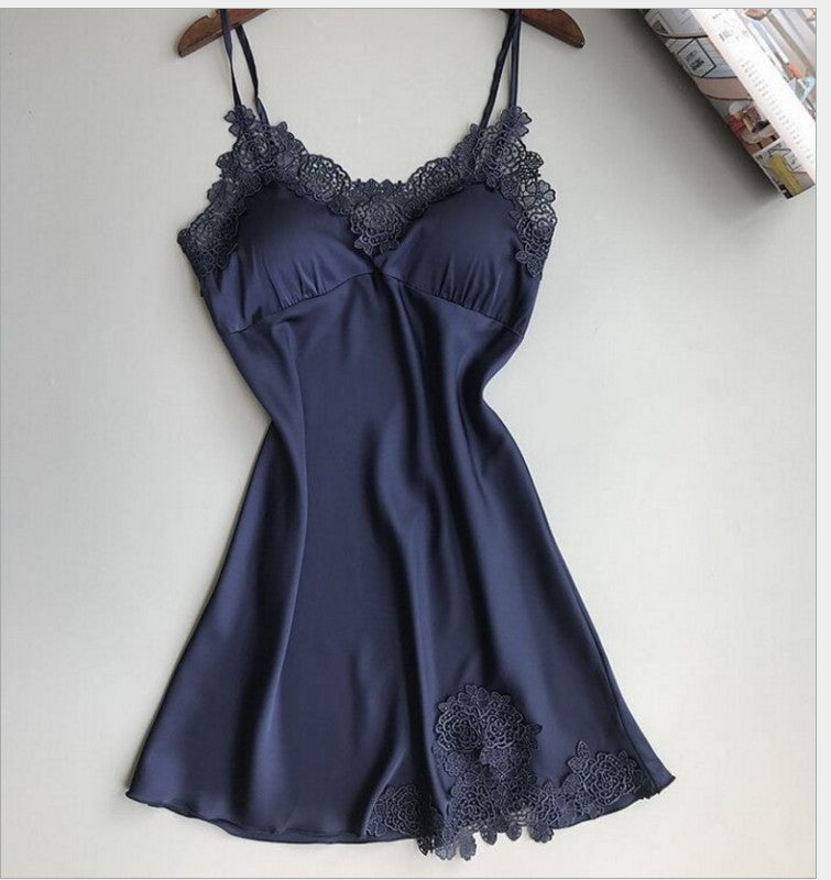 Lingerie Suspender Dress with Chest Pads
