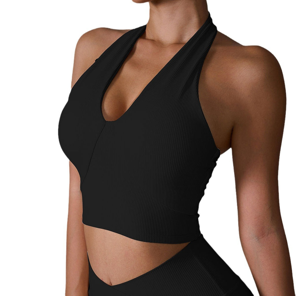 Underwear with neck strap yoga tank top