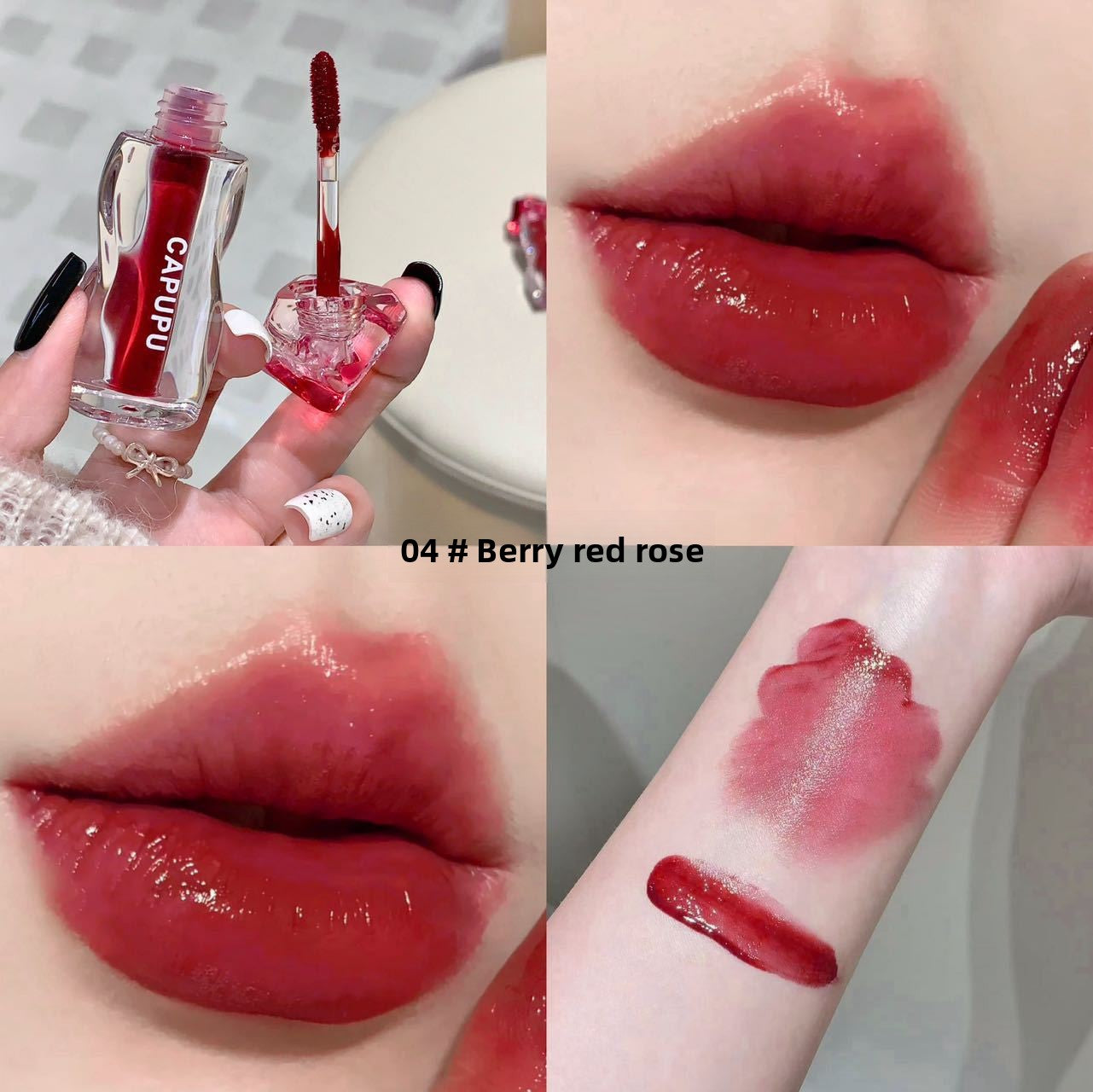 glossy lip glaze