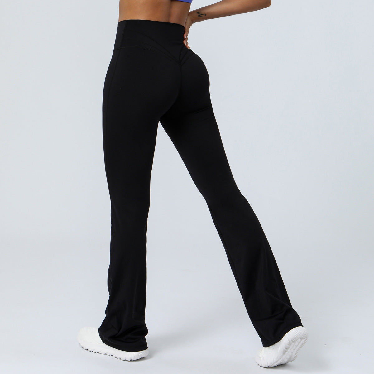 Women's High Waist Yoga Flare Leggings for Dance and Fitness