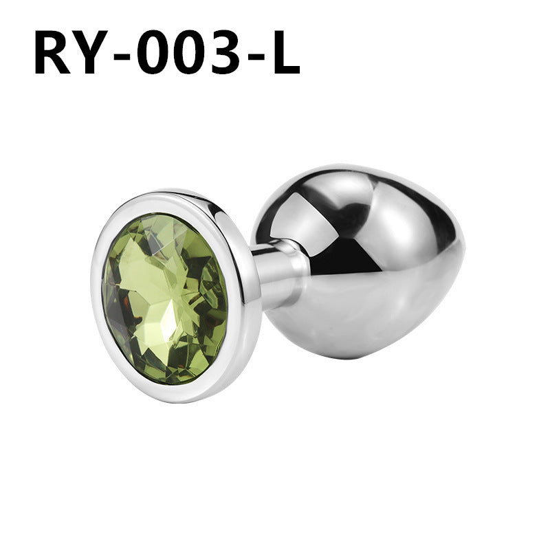 Adult erotic metal anal plugs