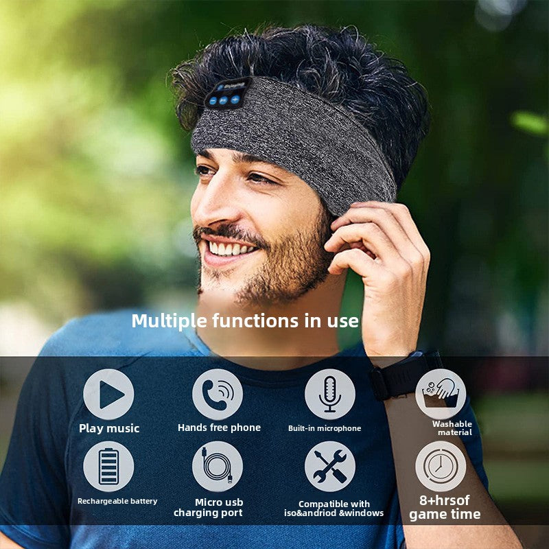 Wireless Bluetooth Sleep Headband with Headphones