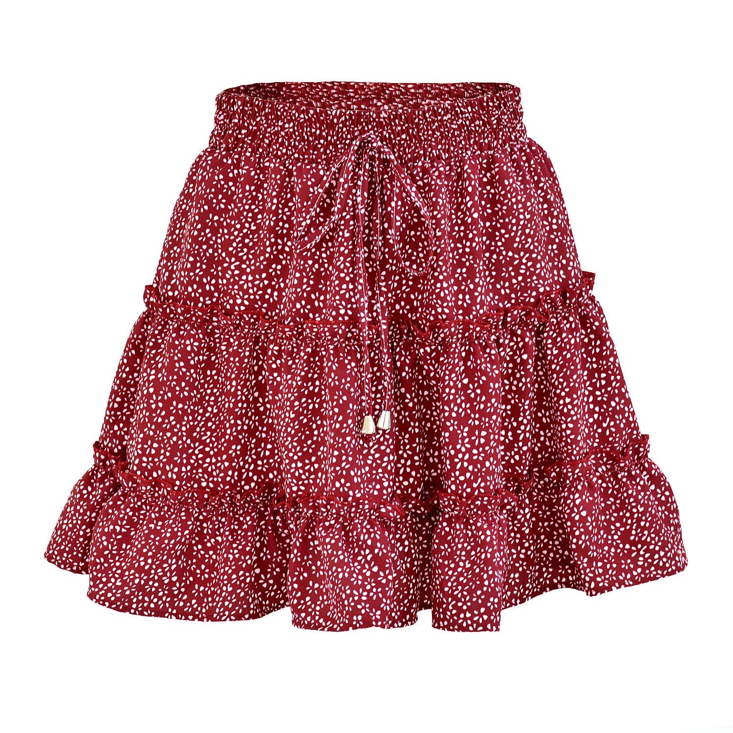Womens Floral Skirt