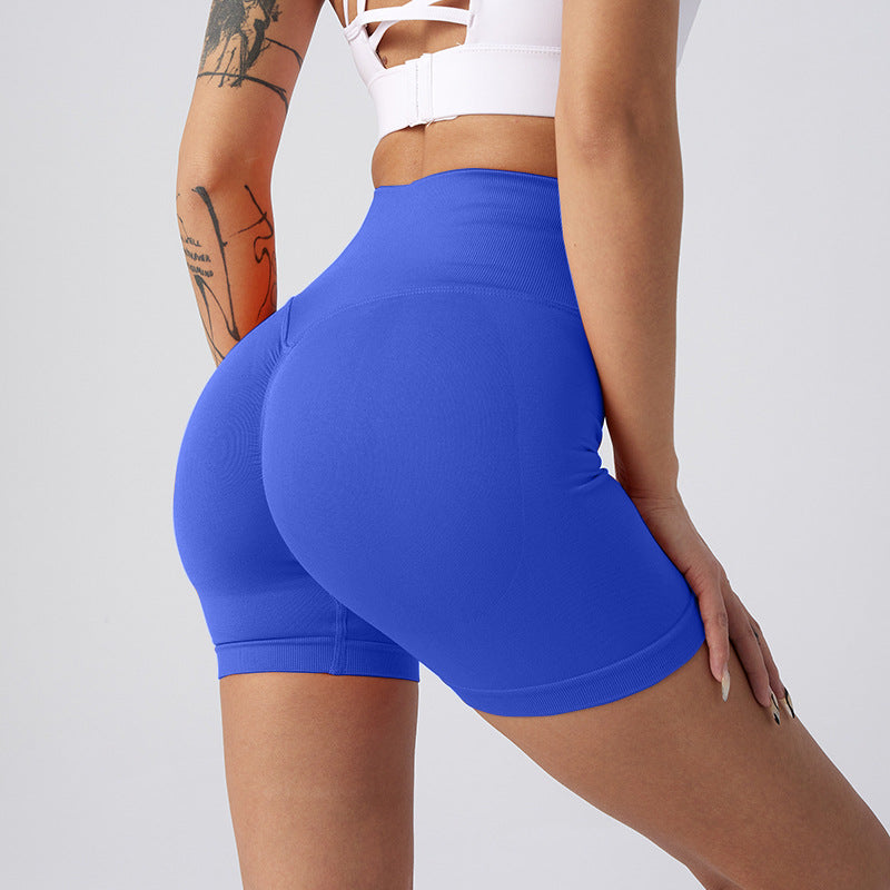 High-Waisted Yoga Shorts Breathable Sports Leggings