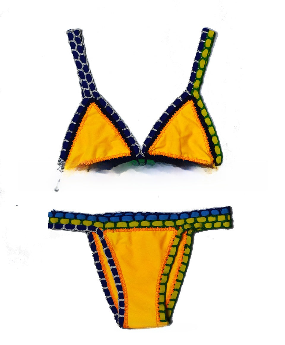 Women's Hand-Knitted Bikini Swimwear