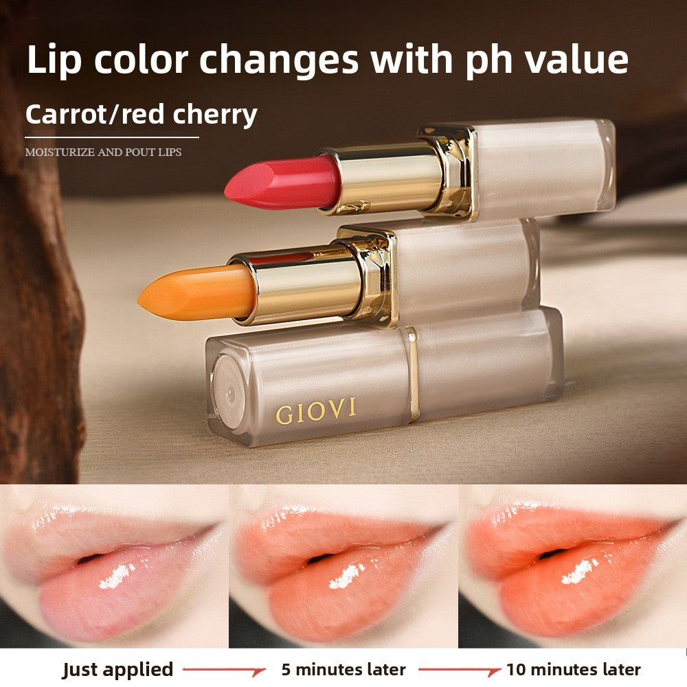 Temperature-changing lipstick