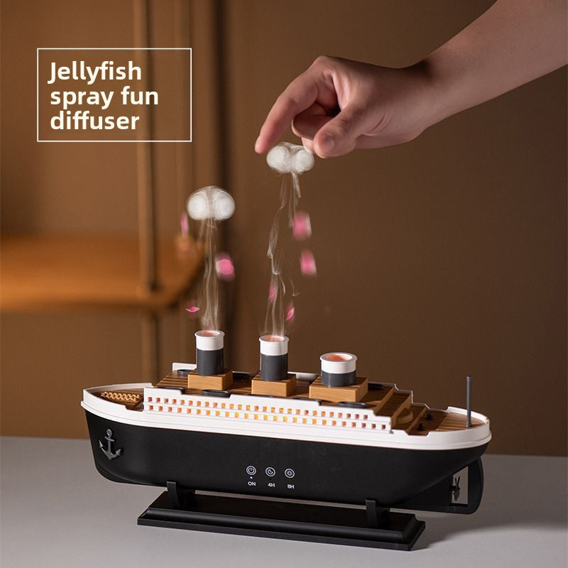 Ultrasonic humidifier, smoke ring spray, aroma diffuser