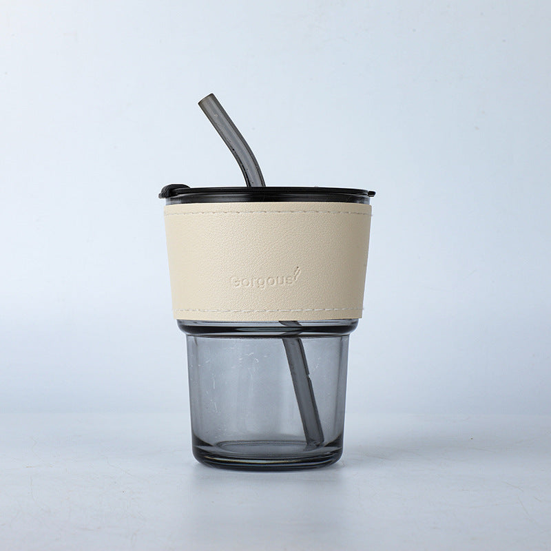 Coffee straw cup