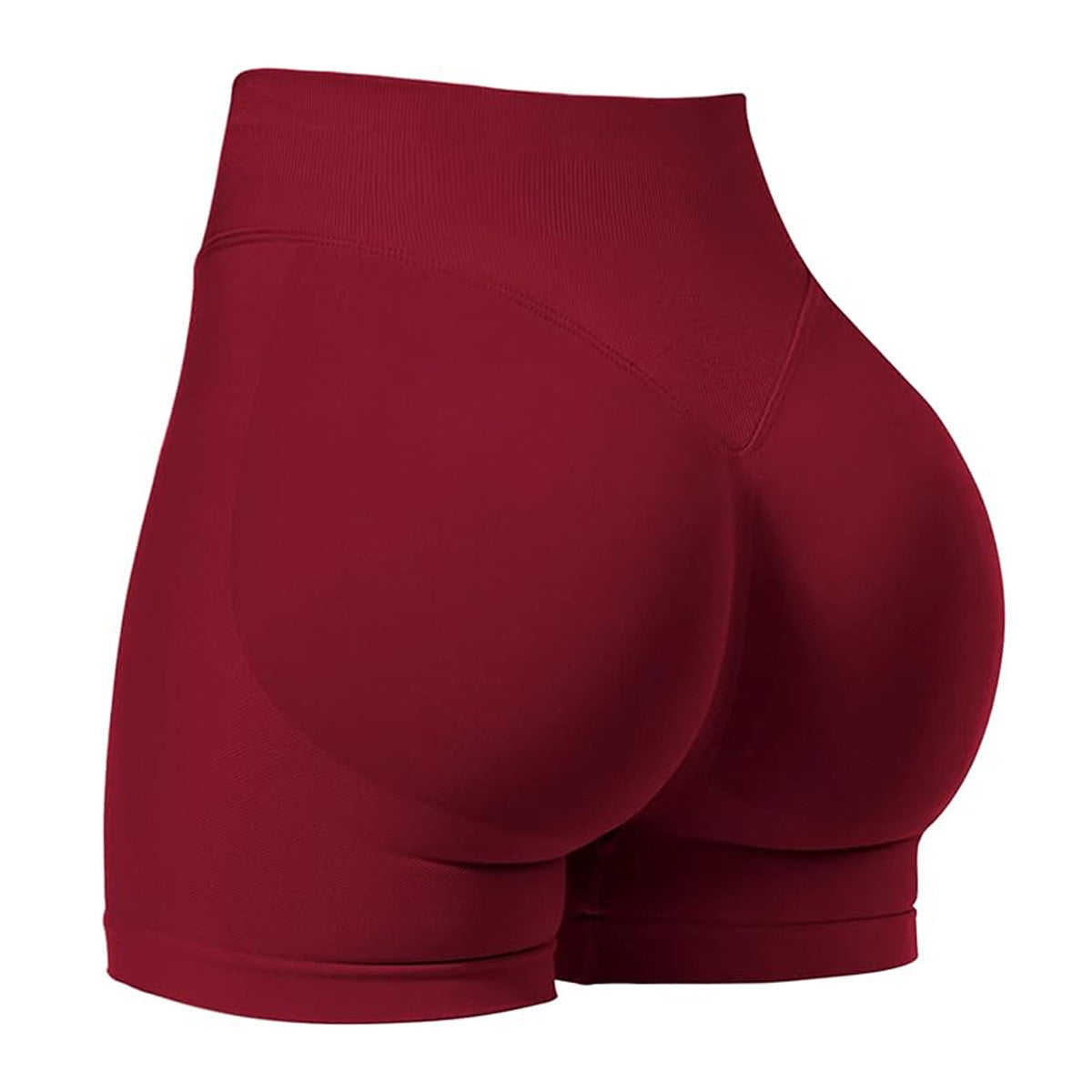 Womens High-Waisted Yoga Fitness Shorts
